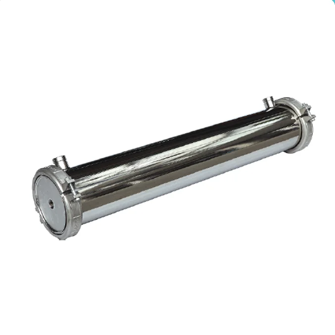 Stainless Steel 4040 8040 Ro Membrane Water Filter Pre Housing On Water Treatment Equipment
