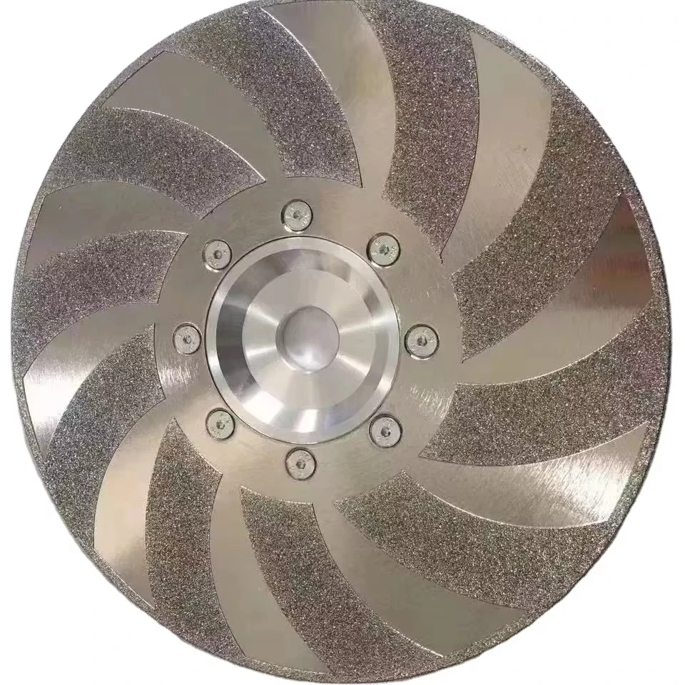 Segmented Turbo Diamond Cup Grinding Wheel Stone Polish Abrasive Disc Sharpening Deburring Ceramic Resin Metal Bonding Aluminum
