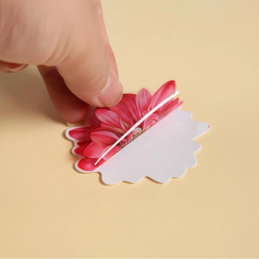 Sheet of vinyl static cling mirror sticker flower Custom Window Film Glass Stickers Removable Decorative No Glue Static Cling