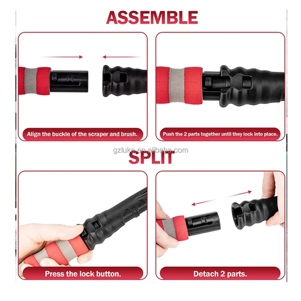 Universal Ice Scraper Snow Removal Tool Car Windshield Window Snow Cleaning Scraping Tools EVA Auto Ice Breaker Snow Shovel