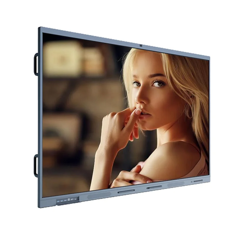 55 65 75 86 98 100 Inch School Smart Board With Built In Computer Multi Touch Digital LCD Interactive Whiteboard For Teaching