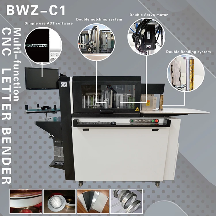 3D Automatic Led Light Cnc Channel Letter Bending Machine Price For Sale