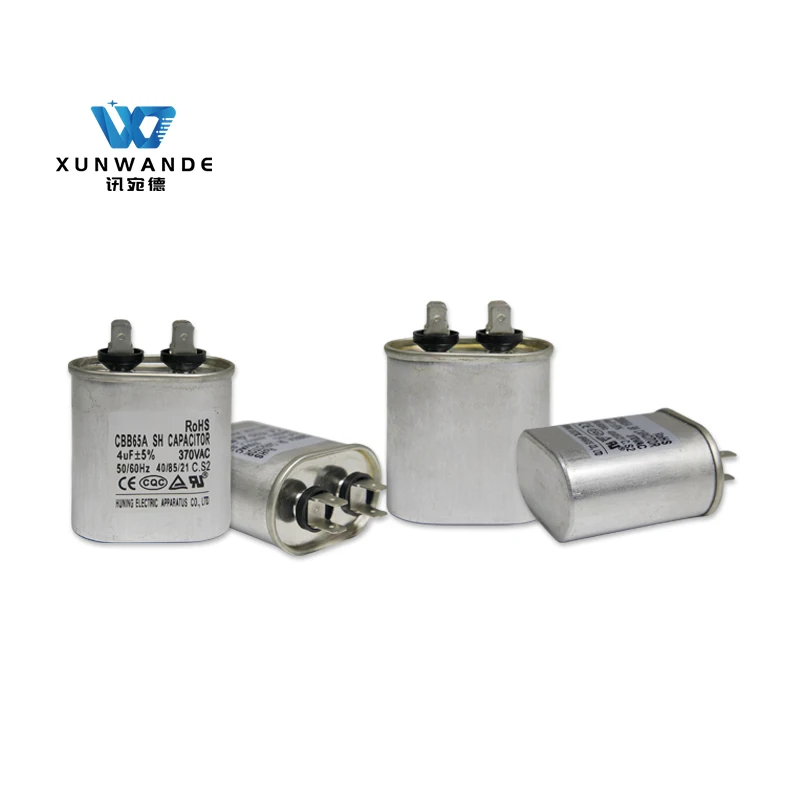 Factory Hot Sale CBB65 370V 4uf Starting Capacitor Box Capacitor