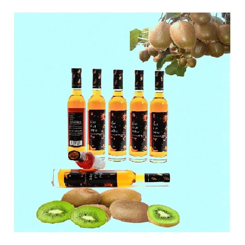 Drink Kiwi wine 375ml/bottle concentrated fruit juice vitamin C syrup bulk lime juice  Health care fruit wine