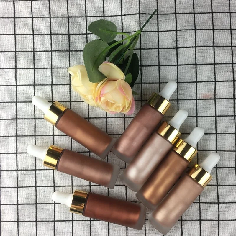 
Face Glow Bronzer Drops Highlighter Cruelty Free Vegan Wholesale Makeup Sunscreen Private Label Liquid Highlighter 