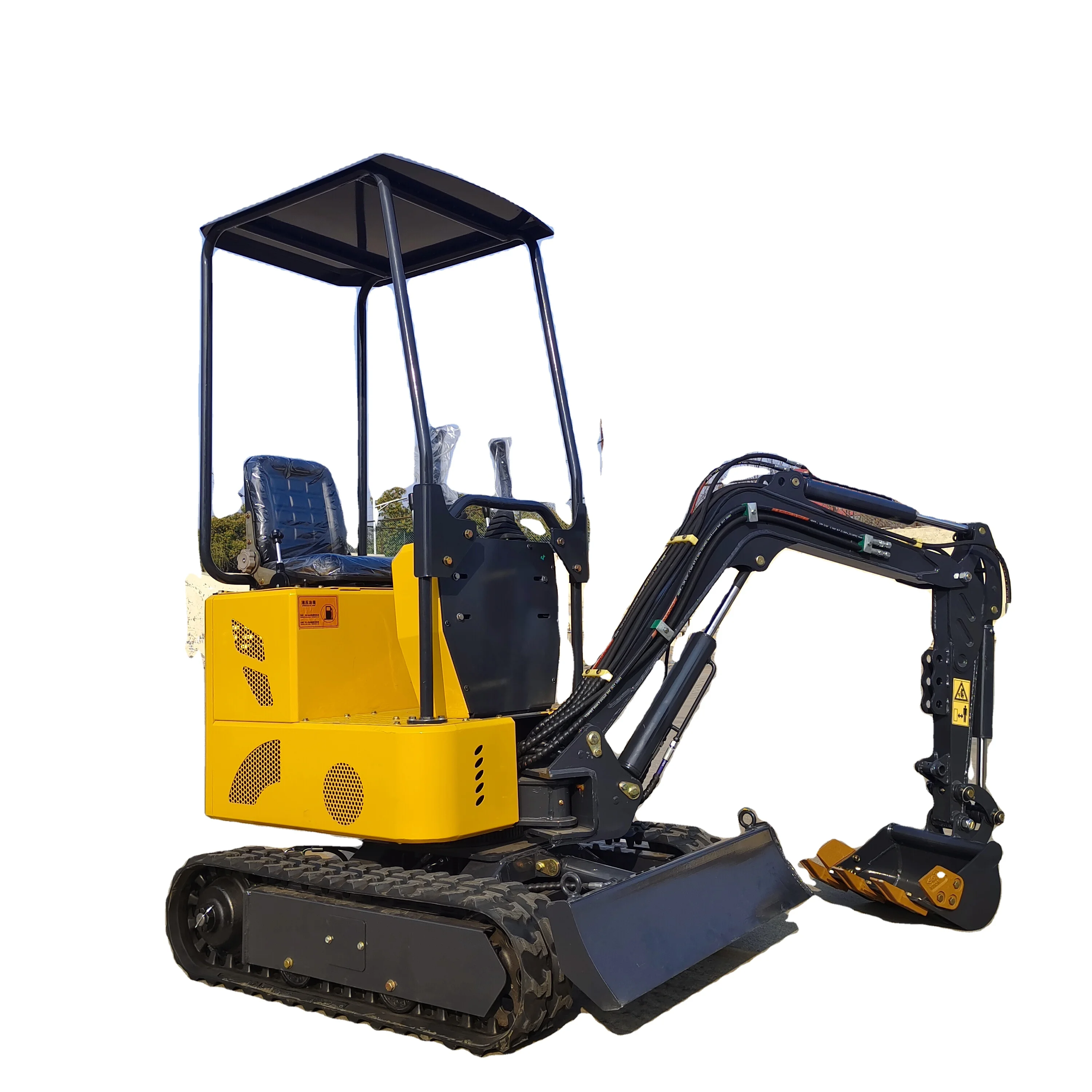 CE/EPA excavator 0.8ton 1 ton 1.2 ton mini bagger digger machine farm crawler excavator mini for sale