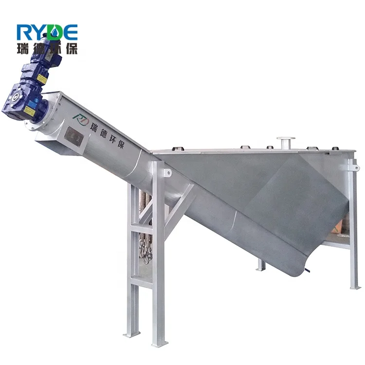 Новый дизайн Oem сервис роторный барабан фильтр сепаратор речной воды винт пресс