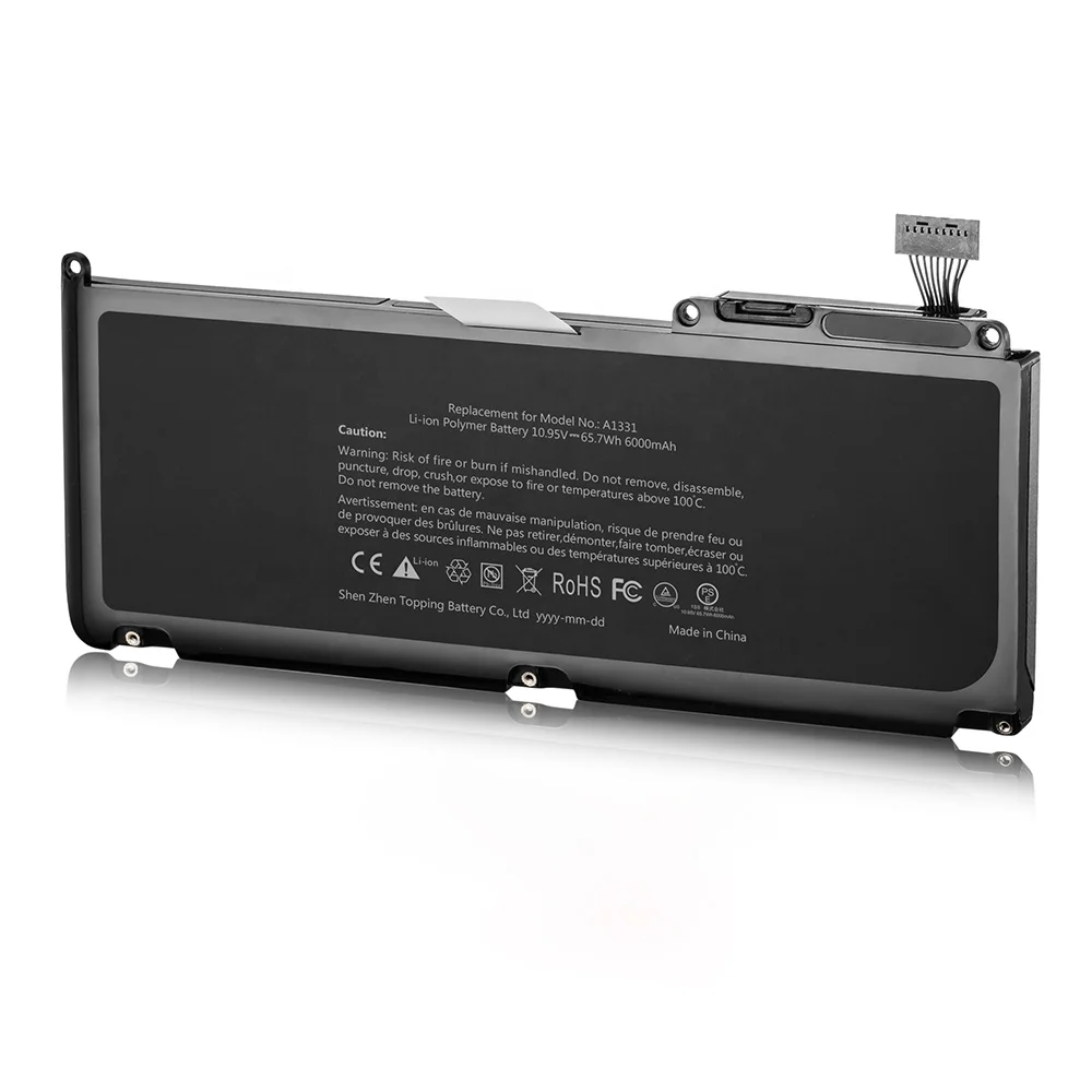 10.95V 63.5WH A1342 MC207 MC516 Original Battery For Apple MacBook 13' A1331 Replacement Battery
