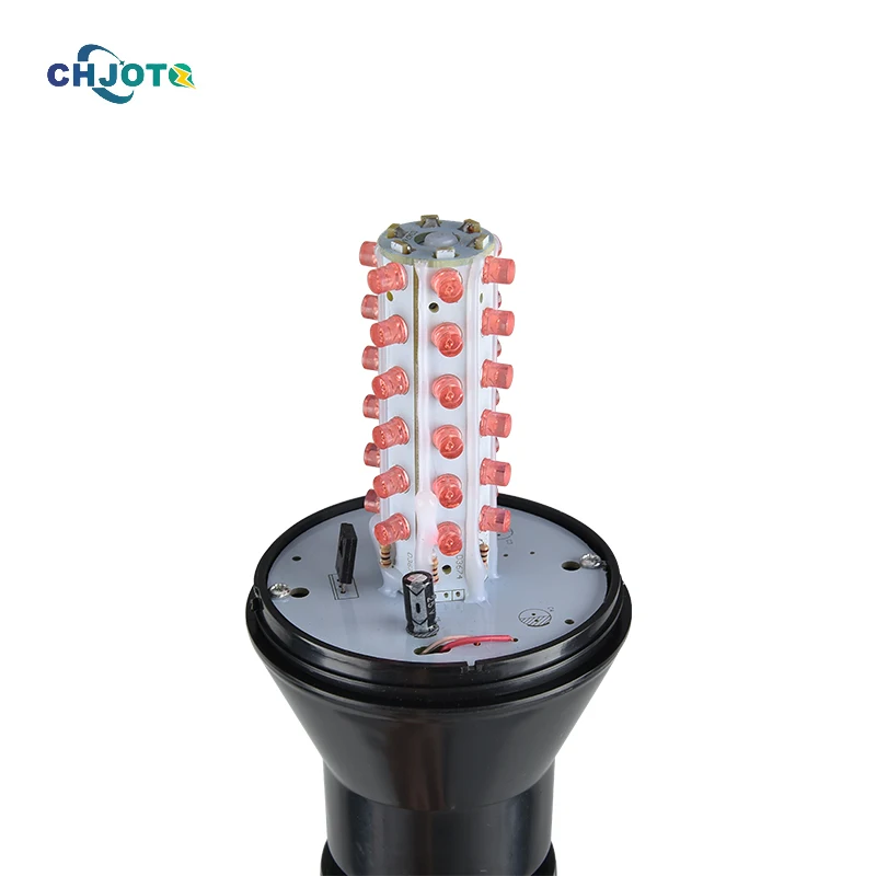 12V 24V Bright Motorcycle Rear Pole Led Strobe Lights High Quality Emergency Warning Motorcycle Pole Led Lights