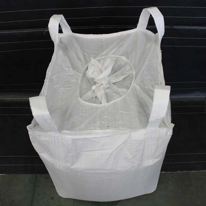 1000kg 1500kg packing big FIBC jumbo bag for cement and lime powder safty factor:5:1with UV treated