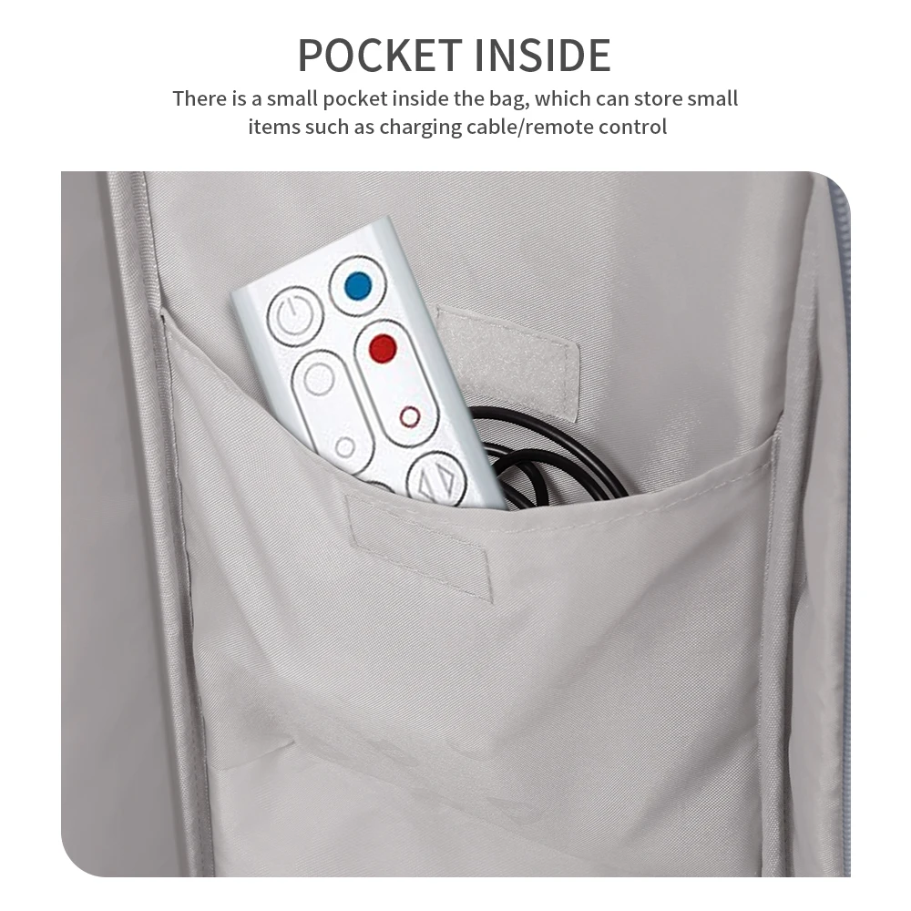 BUBM Waterproof Dustproof Electric Fan Cover Bag for Dyson AM09 Accessories