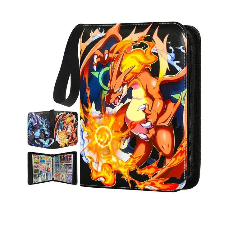 Customized according to needs 9-pocket and 4 pocket card album baseball basketball football game card binders