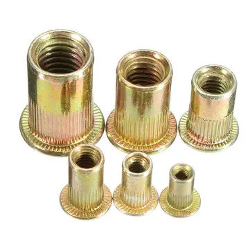 Stainless steel pull cap rivet nut galvanized flat head pull nut