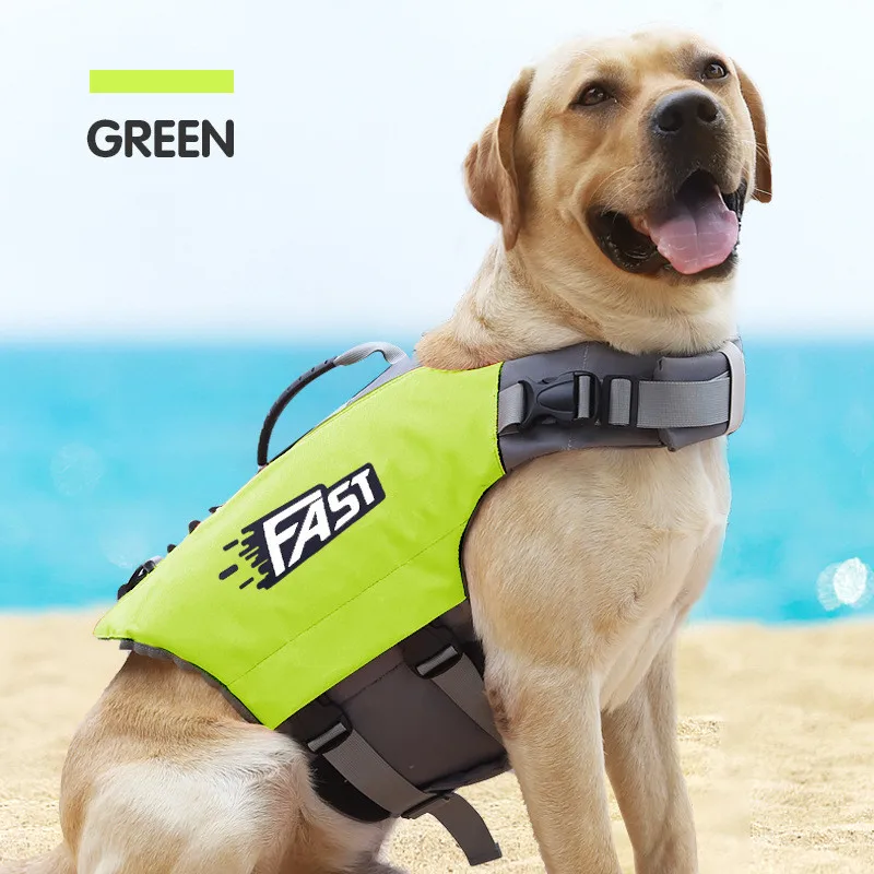 Hot Sale Wholesale New Summer Night Reflective Safely  Pet Apparel Swimming Vest Outside Dog Life Jacket