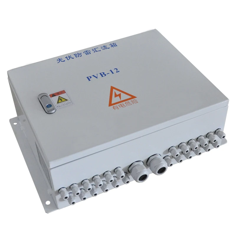 10 strings Input PV Solar system DC 1000V 10 Channel Electrical Combiner Boxes with SPD and anti-reverse