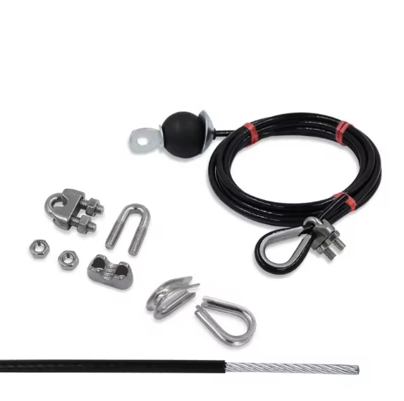 Pulley rope pull-down set fitness equipment accessories DIY chest clamp kit arm strength device triceps free matching