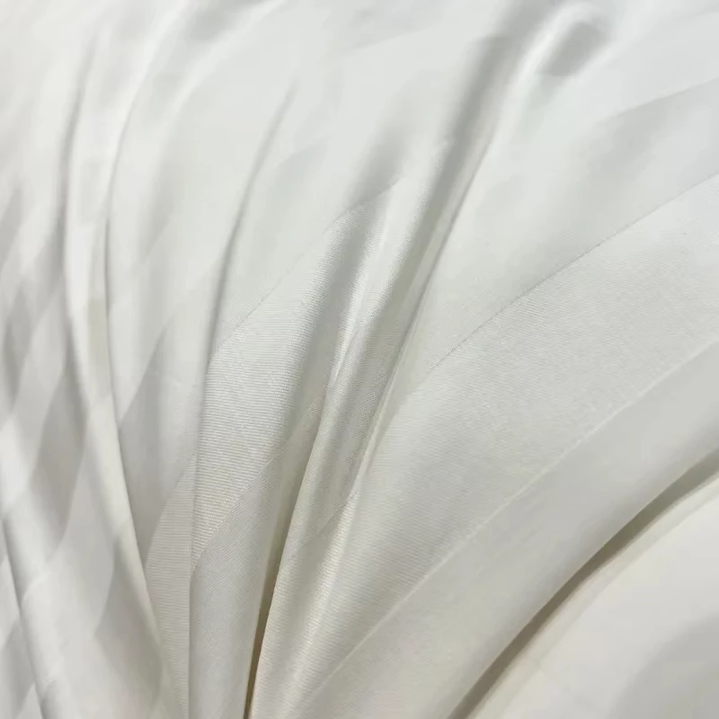 White Bedding Set for Hotels Polishing Forging Clause All Cotton Set Comfortable Breathable Bed Sheets Duvet Covers Pillowcases