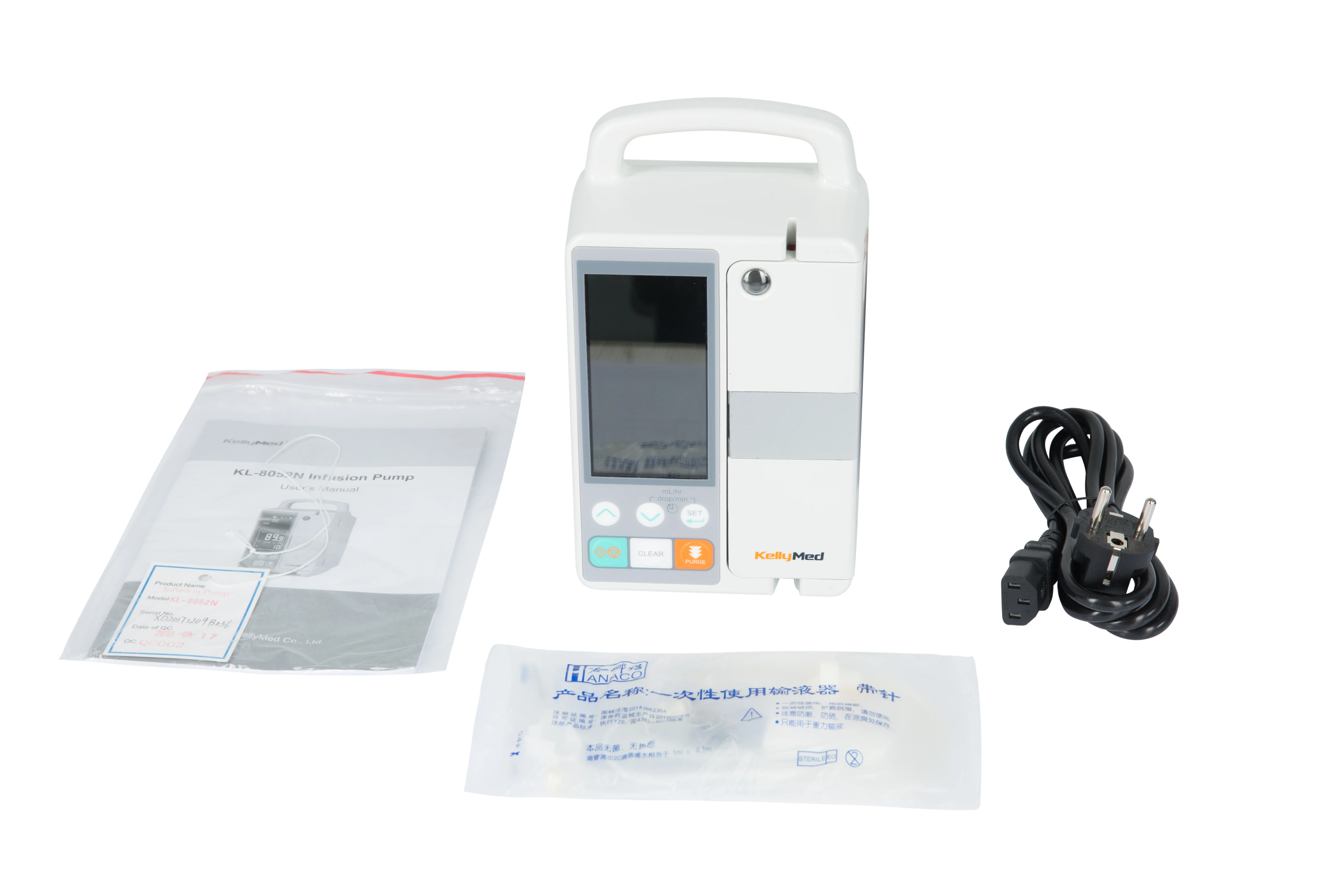 
New technology large color display infusion pump 
