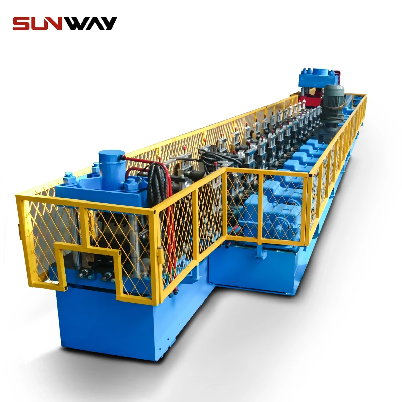 Full Automatic Silo Sidewall Vineyard Post Greenhouse Slot Metal Sheet Ag Panel Roll Forming Machine