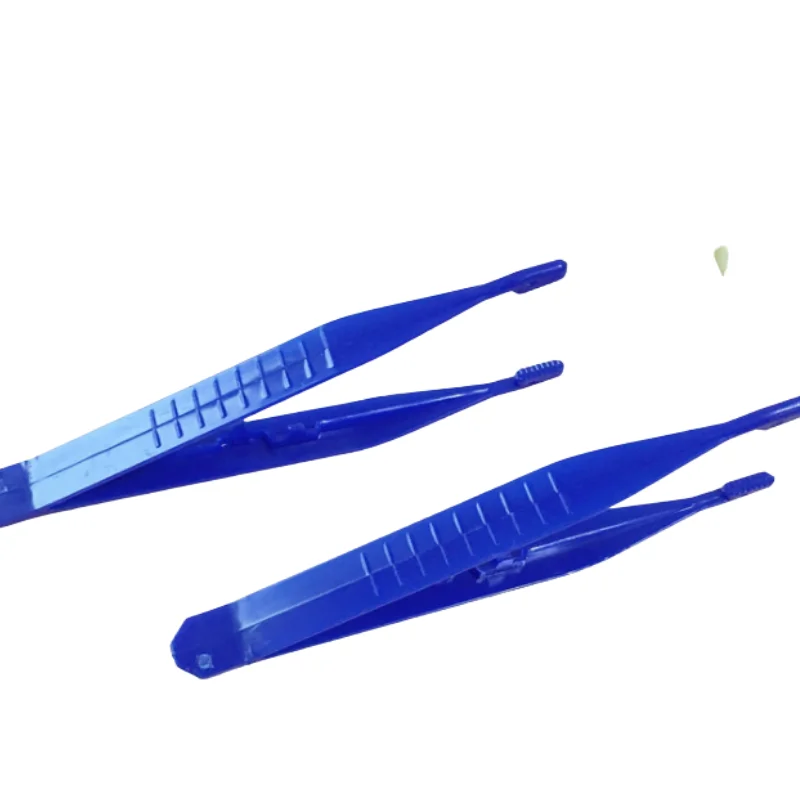 Lab Disposable Plastic Dressing Forceps/Medical Tweezers/Medical Forceps