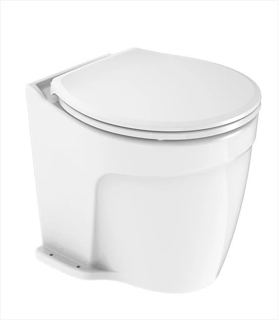 SEA FLO Deluxe Flush Electric Toilets low noise levels smart marine toilet