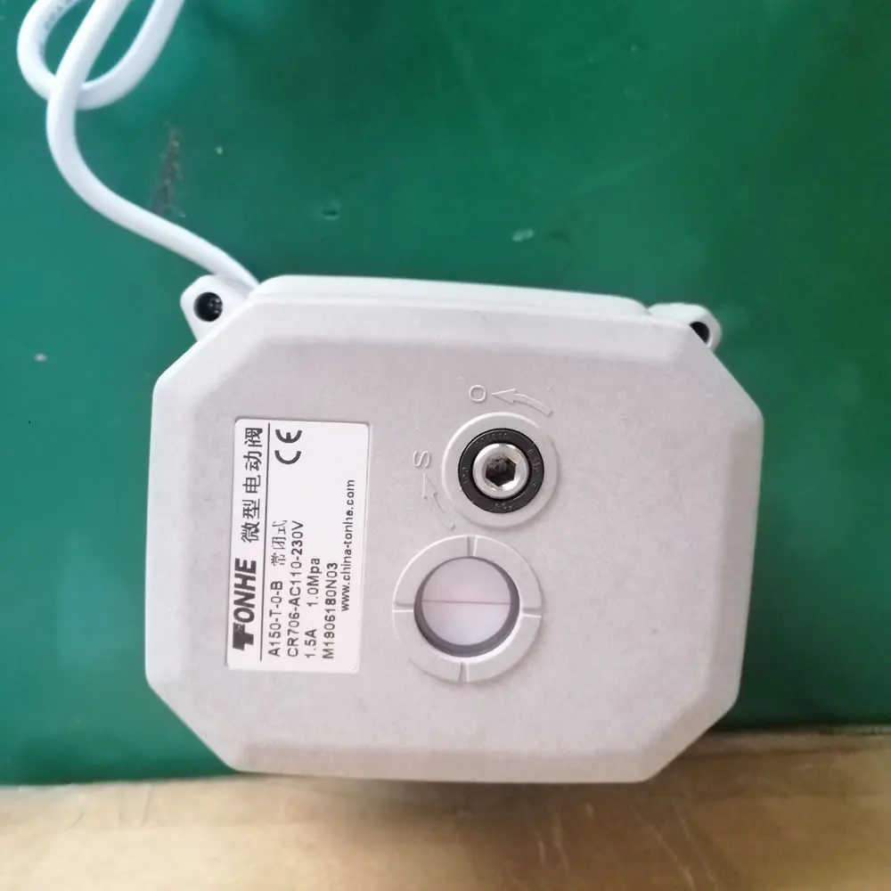 DC24V DN40/DN50 3-way double union UPVC electric ball valve