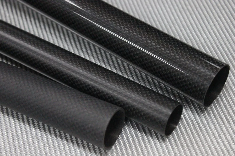 Труба из углеродного волокна 3k 10 мм 12 мм 15 мм 18 мм 22 мм 30 мм 40 мм 50 мм, труба из углеродного волокна