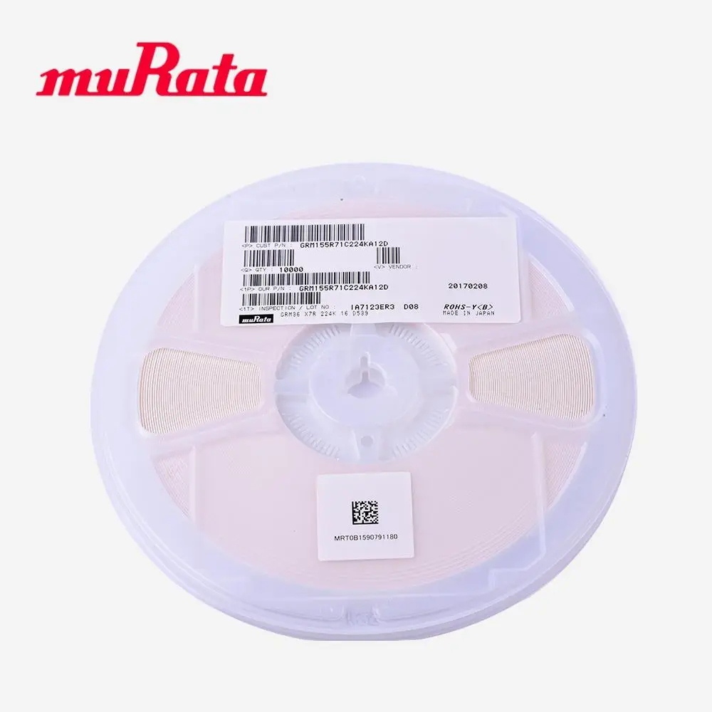 220nF 6 3 В 10% X5R 0402/1005 Murat. SMD конденсатор GRM155R60J224KE01 1000 шт./пакет