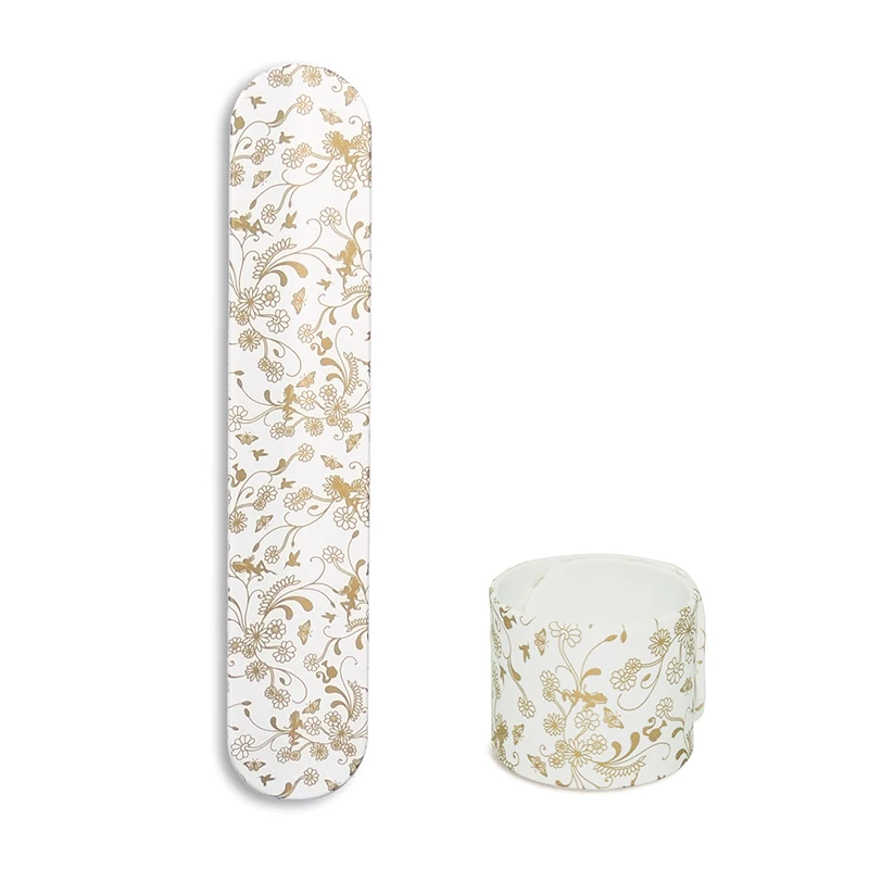 Модный простой захлопывающийся Силиконовый браслет с логотипом на заказ