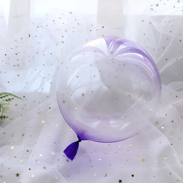 Creative Design Clouds Bobo Ball 18inches Large Transparent Party Decor Bubble Balloon