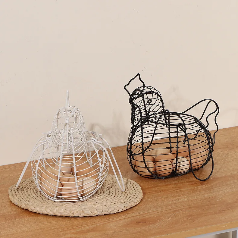 Kitchen Storage Basket Hollow Container for Egg Storage Fruit Egg Cage Household Decorative Container