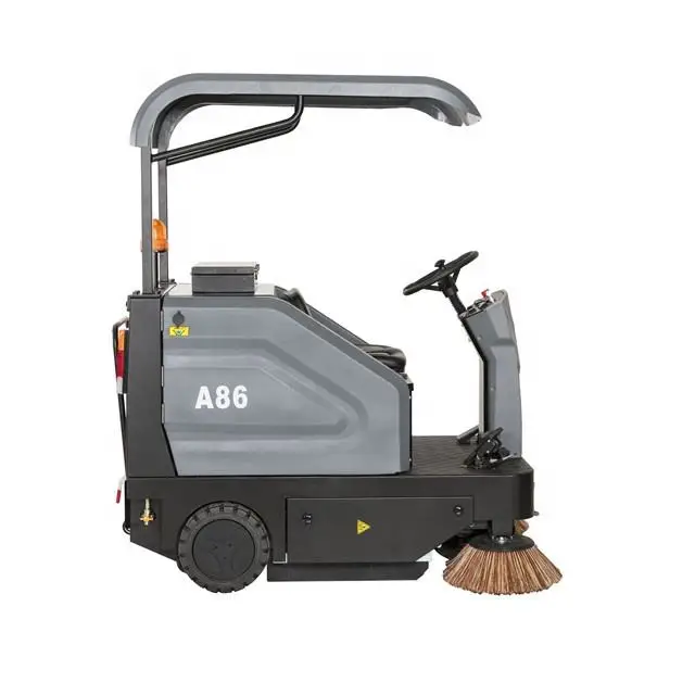 Modern design hotel Wireless Electric Floor Scrubber Machine Ride-On Floor Cleaning Machine