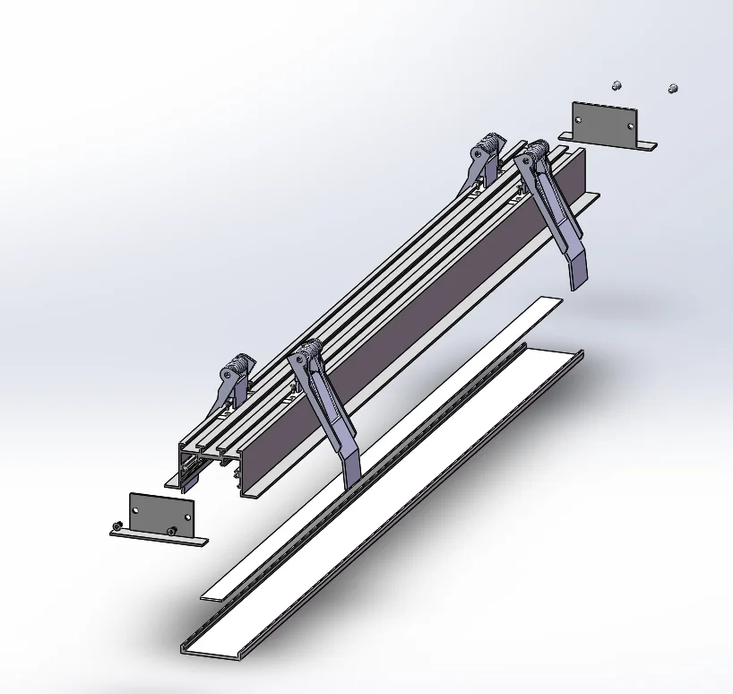 Factory Customized High Quality PC Diffusion Mask Strong Light Transmission Optical Stability TL5125 LED Linear Light