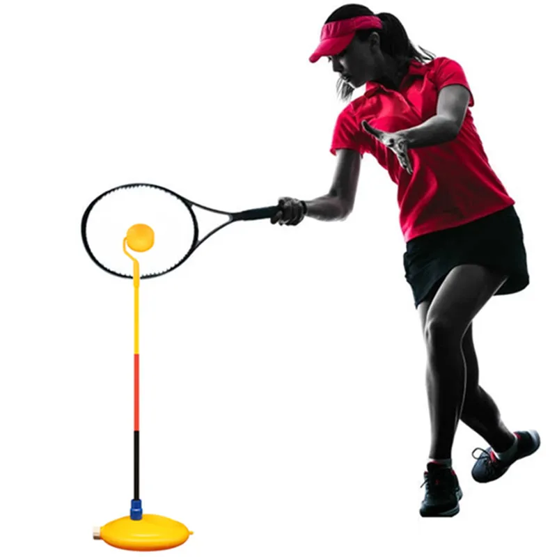 Professional Tennis Trainer Rebound Machine Portable Lightweight Child Tennis Training Tool For Beginner Tennis Accessories