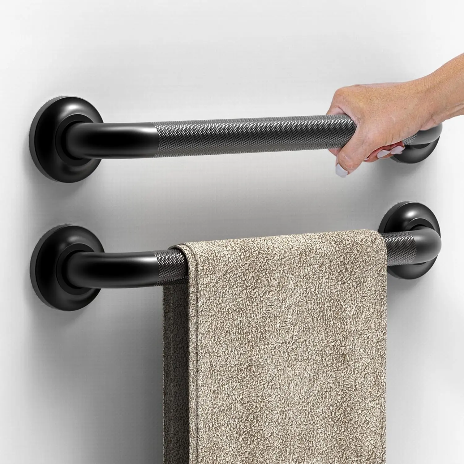 Customized various coating stainless steel toilet bath and shower grab bars