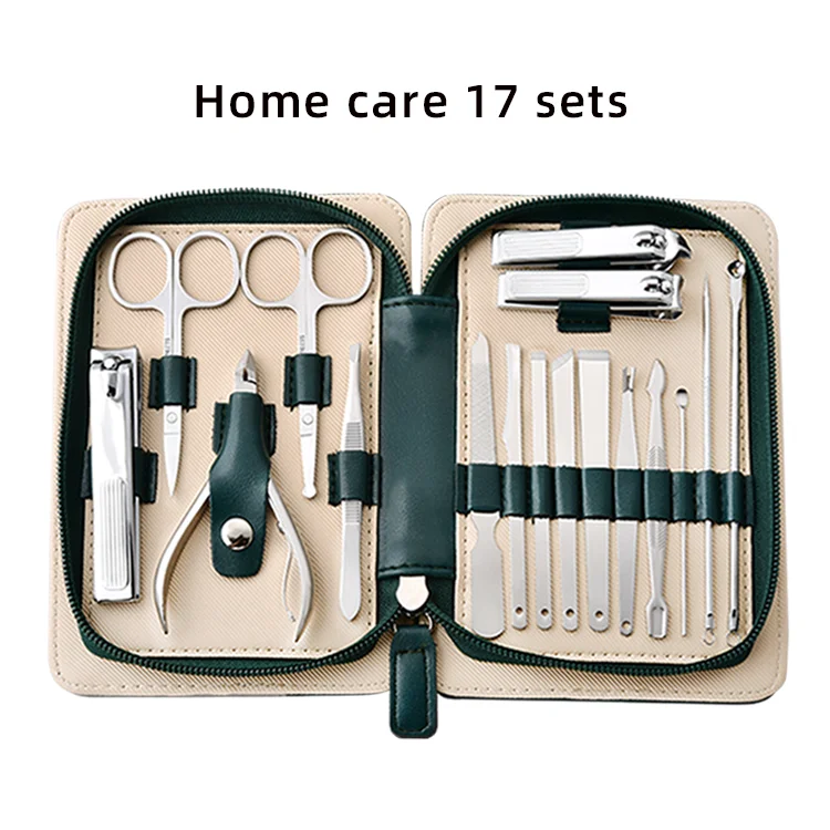 Travel Portable Mini Personal Care Tools Nail Clippers Full Manicure kit Pedicure set For Men And Women Universal