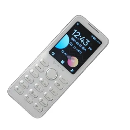 New model 4G QinF21S feature cell phone with dual sim card without minimum order quantity