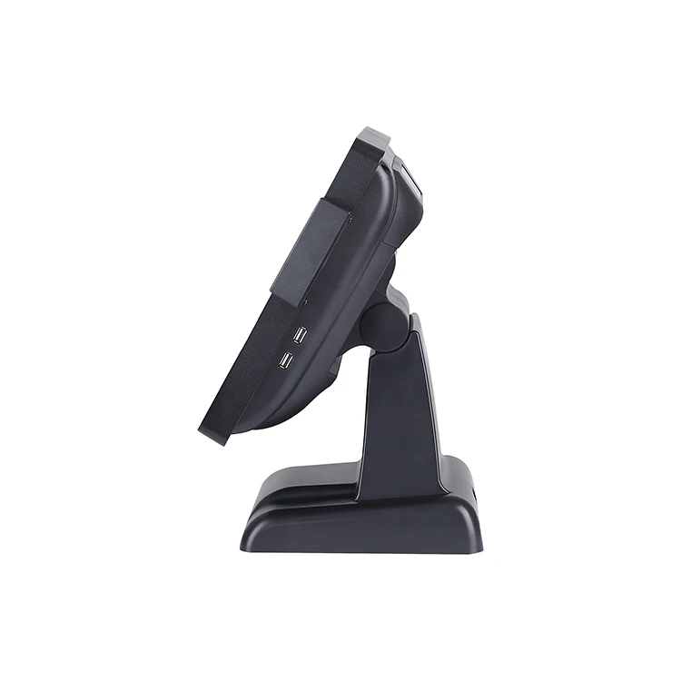Point of sale pos system 15 inch true flat touch screen desktop computer /pos terminal for supermarket