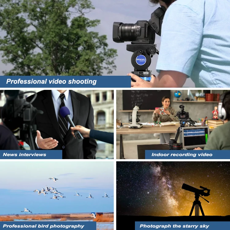 Free Shipping Professional Tripods Compact Digital Video Cameras Tripod System For Video Head-mounted Camcorder Tripod