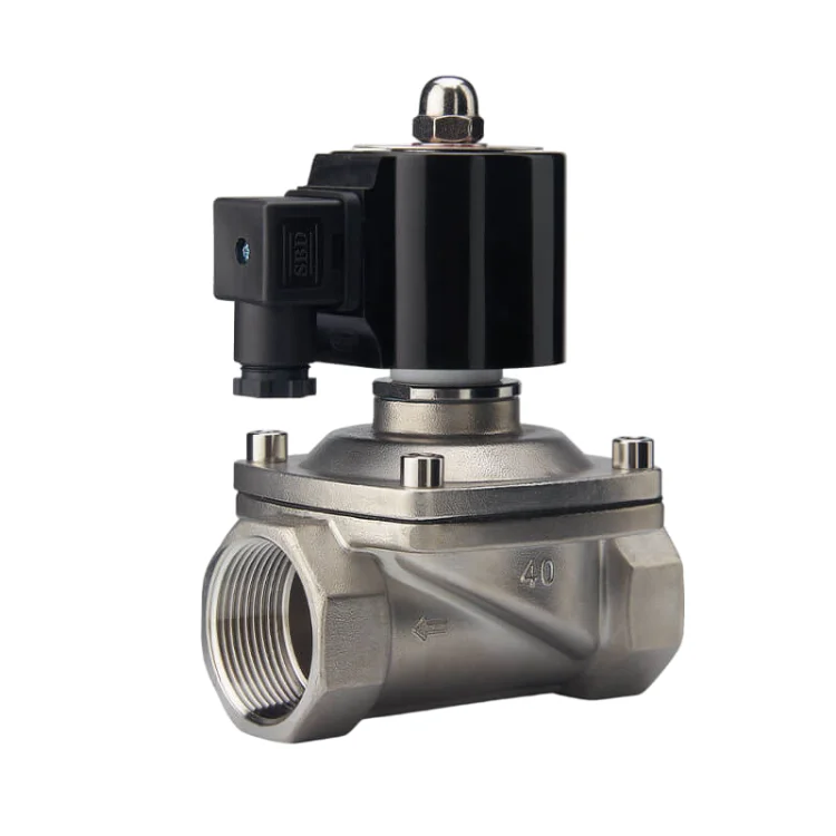 Manufacture two way thread connection stainless steel 304 316 solenoid valve for water