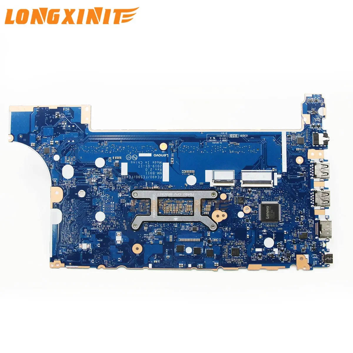 Материнская плата для ноутбука lenovo Thinkpad E490 E590 NM-B911 NMB911 с i3 i5 i7 8th CPU 2GB GPU/UMA