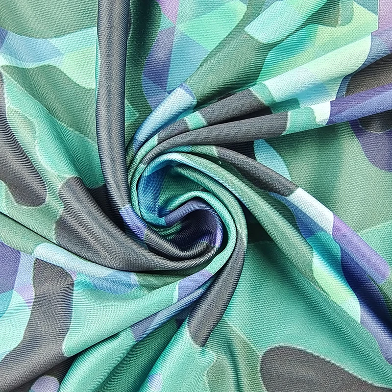 Latest design 100% polyester coolpass feature camouflage knitted jersey fabric