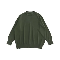 YLS Men Sweater In Multi Color 2020 Warm O-neck Autumn Knitted Sweater For Couple Oversized Hip Hop Sweater Men