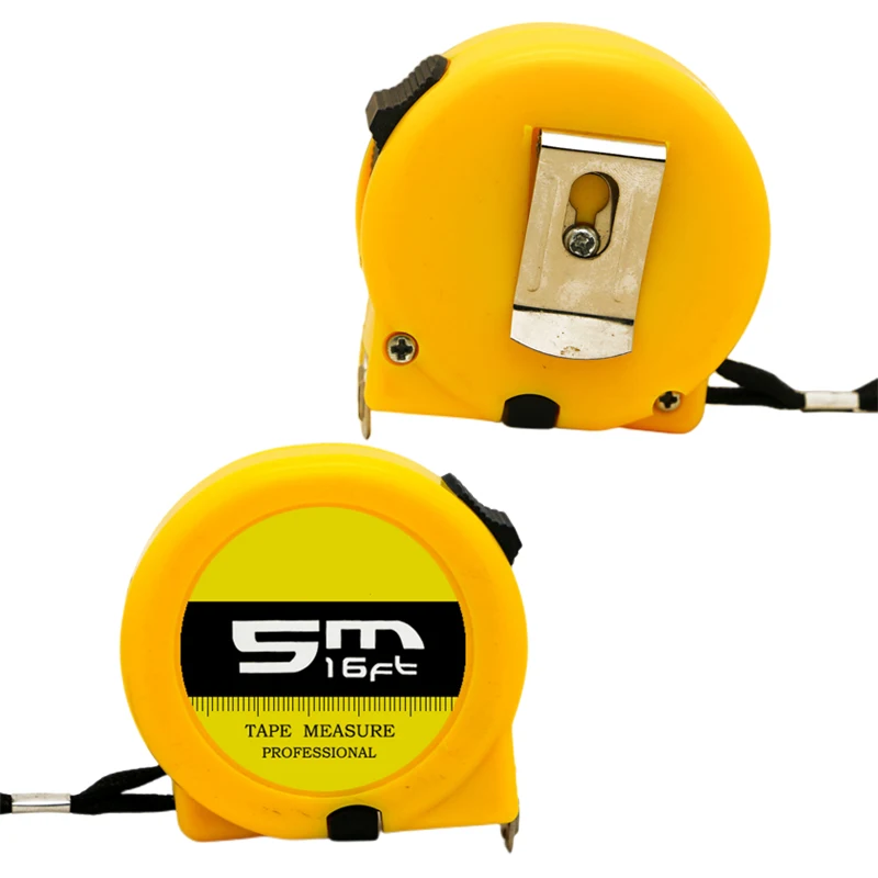 Hot Sale Custom Color/Logo/Size Measuring Tool Metal Metric Measure Tape With Belt Clip