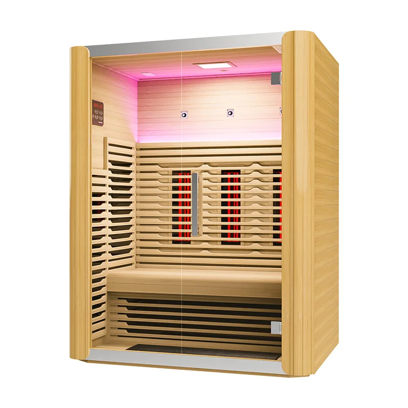 Factory Supplier Infrared Sauna Modern  Full Spectrum Indoor Sauna Cabin  Far Infrared Wood Valli Suana Room