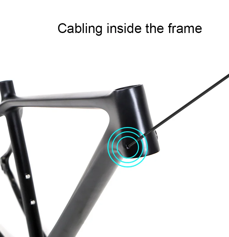 Carbon fiber mountain bike frame 27.5 /29-inch internal cable routing XC off-road mountain bike frame