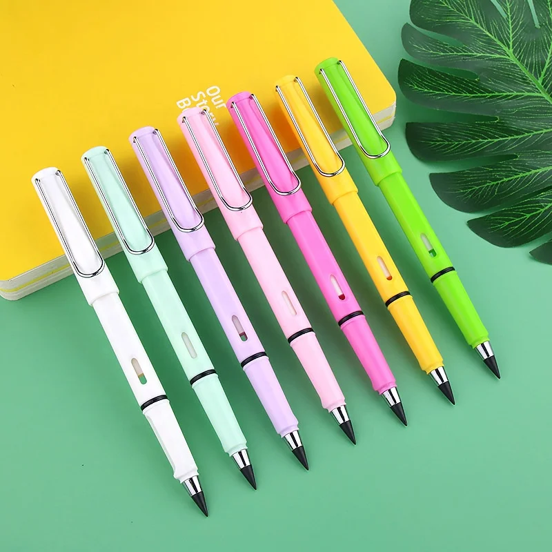 2023 New promotional custom LOGO business innovation eternal pen endless pencil