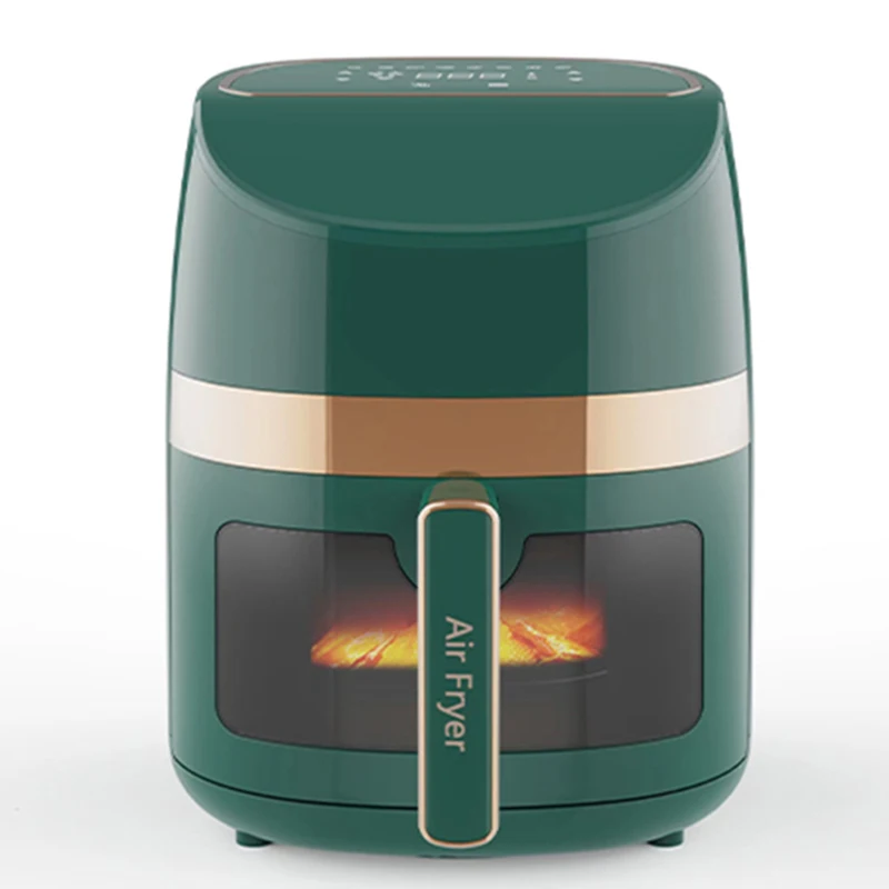 Mini 4L Multifunctional Digital Smart Air Fryer With Led Touch Screen No Oil Healthy Frying Grilling