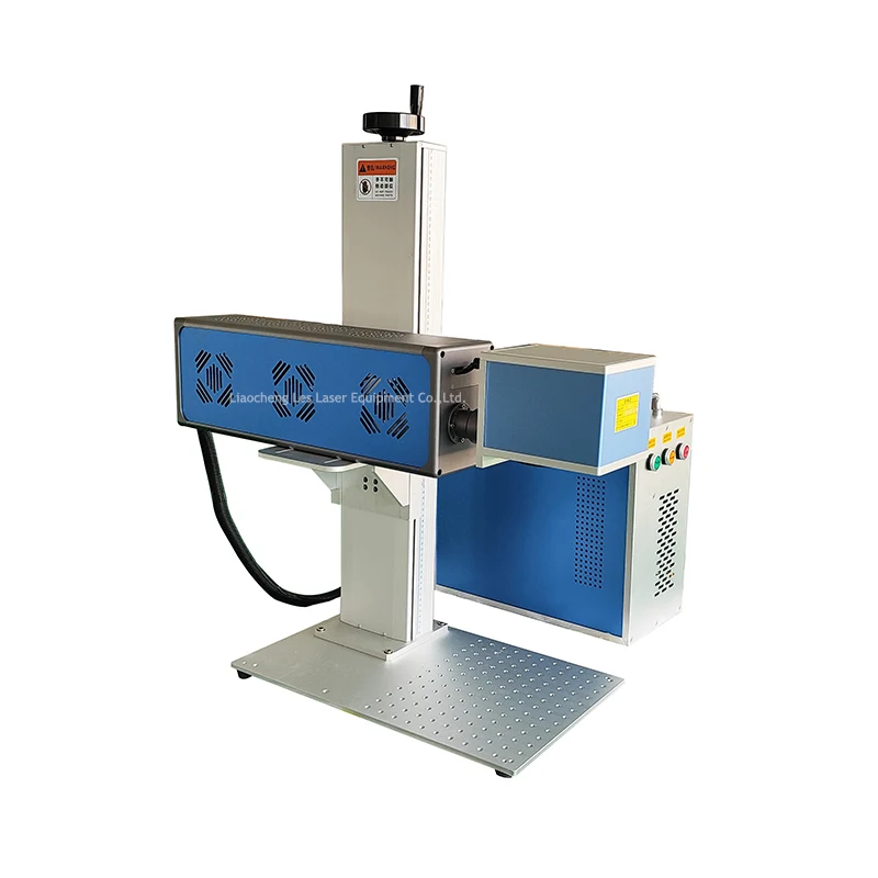 CO2 Laser Marking Machine 30W-50W Range Small Business Advertising Supports BMP Format With Sino Galvo Wood Plastic Marking