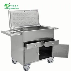 High Quality Mobile Medical Emergency Trolley for Hospital Use
